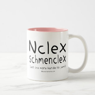 Tasse 2 Couleurs Examen de soins de NCLEX Schmenclex