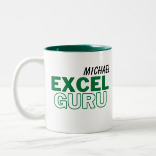 Tasse 2 Couleurs Excel Guru Funny Accounting