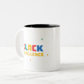 Tasse 2 Couleurs Excellence noire (Devant gauche)
