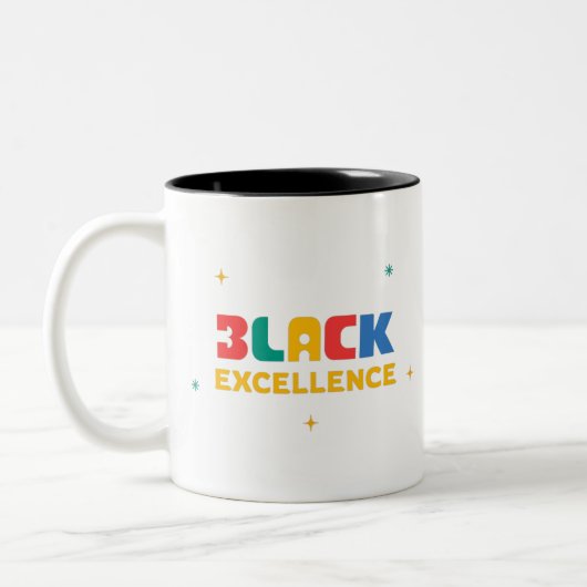 Tasse 2 Couleurs Excellence noire (Gauche)
