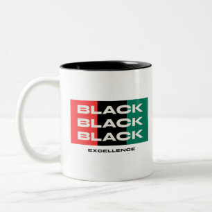 Tasse 2 Couleurs Excellence noire