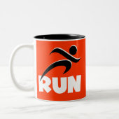 Tasse 2 Couleurs EXÉCUTER blanc (Gauche)
