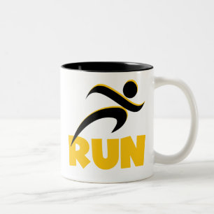 Tasse 2 Couleurs EXÉCUTER jaune