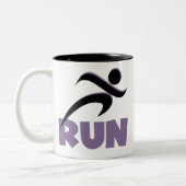 Tasse 2 Couleurs EXÉCUTER Purple (Gauche)