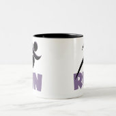 Tasse 2 Couleurs EXÉCUTER Purple (Centre)