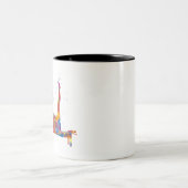 Tasse 2 Couleurs exercice de gymnastique (Centre)