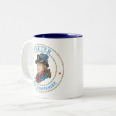 Tasse 2 Couleurs Exeter New Hampshire Colonial (Devant gauche)