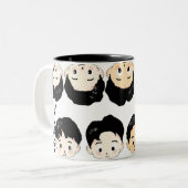 Tasse 2 Couleurs Exo cartoon cute design  (Devant gauche)