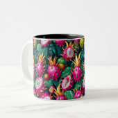 Tasse 2 Couleurs Exotique tropicale (Devant gauche)