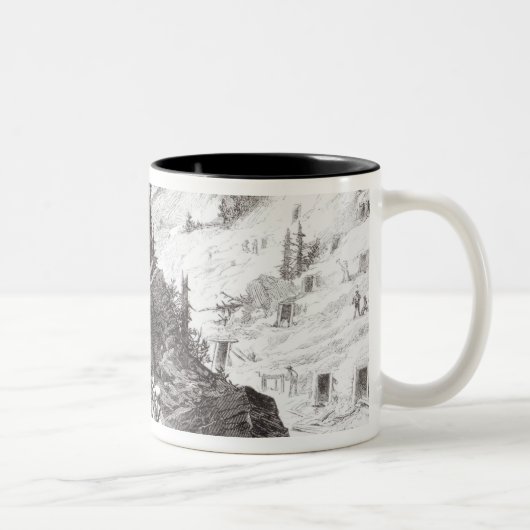 Tasse 2 Couleurs Exploitation d'or et d'argent (Droit)