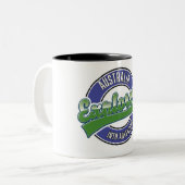 Tasse 2 Couleurs explorateur australien dans l'aventure (Devant gauche)