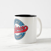 Tasse 2 Couleurs Explorateur d'Islande dans l'aventure (Devant droit)