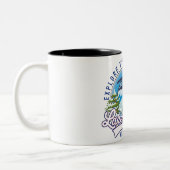 Tasse 2 Couleurs Explorer la nature, lac placide (Gauche)