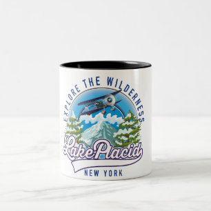 Tasse 2 Couleurs Explorer la nature, lac placide