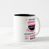 Tasse 2 Couleurs Exportateur Merveilleux Sassy (Devant droit)