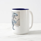 Tasse 2 Couleurs Expositasaur Dinosaur (Devant droit)