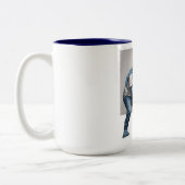 Tasse 2 Couleurs Expositasaur Dinosaur (Gauche)