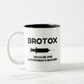 Tasse 2 Couleurs Expression Botox (Gauche)