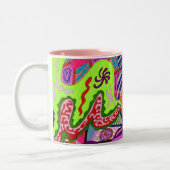 Tasse 2 Couleurs Expression fantastique, abstraite (Gauche)