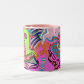 Tasse 2 Couleurs Expression fantastique, abstraite (Centre)