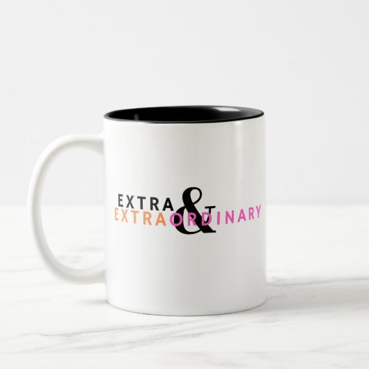 Tasse 2 Couleurs Extra & Extraordinaire (Gauche)