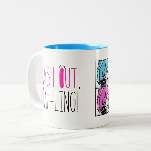 Tasse 2 Couleurs Eyelash Divas Lash Out! (Devant gauche)