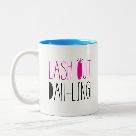 Tasse 2 Couleurs Eyelash Divas Lash Out! (Gauche)
