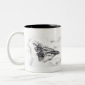 Tasse 2 Couleurs F-14 Tomcat (Gauche)