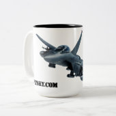 Tasse 2 Couleurs F-15E Strike Eagle Drinkware (Devant gauche)