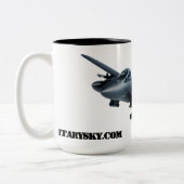 Tasse 2 Couleurs F-15E Strike Eagle Drinkware (Gauche)