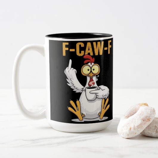 TASSE 2 COULEURS F-CAW-F (Avec donut)