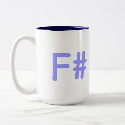 Tasse 2 Couleurs F#-tasse (Gauche)