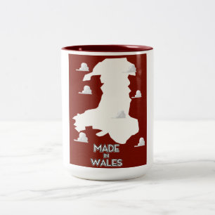 Tasse 2 Couleurs Fabriqué au Pays de Galles