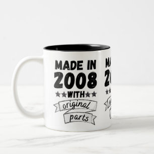 Tasse 2 Couleurs fabriqués en 2008 avec des pièces originales,
