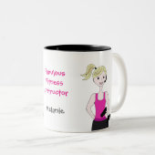Tasse 2 Couleurs Fabulous Fitness Instructor (Devant droit)
