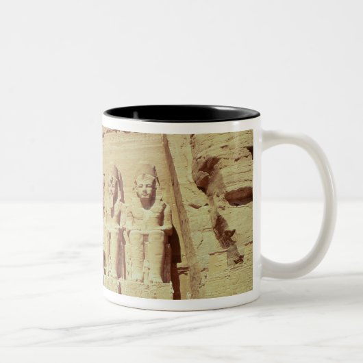 Tasse 2 Couleurs Façade du temple de Ramesses II (Droit)