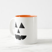 Tasse 2 Couleurs Face d'Halloween (Devant gauche)