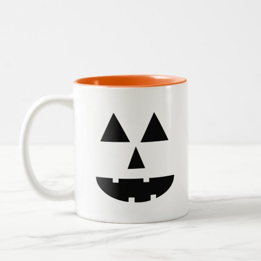 Tasse 2 Couleurs Face d'Halloween (Gauche)