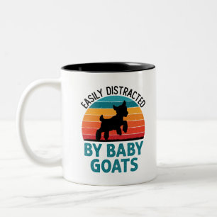 Tasse 2 Couleurs Facile à distraire par Baby Chèvres éleveur de