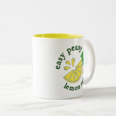 Tasse 2 Couleurs Facile, Citron Squeezy (Devant droit)