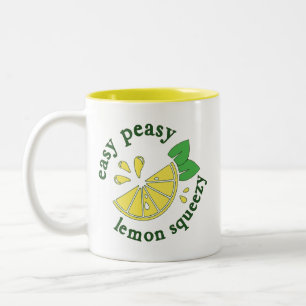Tasse 2 Couleurs Facile, Citron Squeezy
