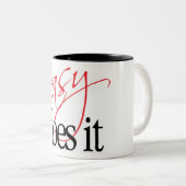 Tasse 2 Couleurs facile le fait (Devant droit)