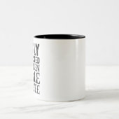 Tasse 2 Couleurs Facilement Distrait Par Anolis Vert Et Café (Centre)