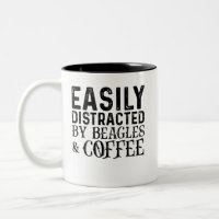 Facilement Distrait Par Les Beagles Et Le Café