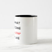 Tasse 2 Couleurs facs teacher, awesome (Centre)