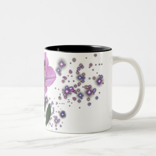 Tasse 2 Couleurs Faery 1 de fleur de KRW (Droit)
