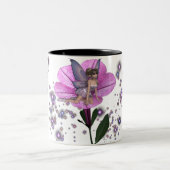 Tasse 2 Couleurs Faery 1 de fleur de KRW (Centre)