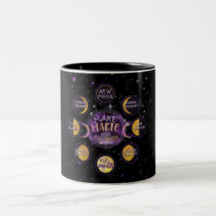 Tasse 2 Couleurs Faire de la magie avec les cycles lunaires et les 