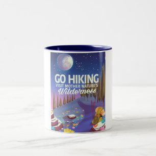 Tasse 2 Couleurs Faire de la randonnée ! (Édition de nuit)