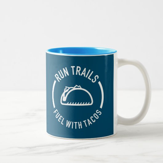 Tasse 2 Couleurs Faire Fonctionner Les Sentiers Avec Des Tacos (Droit)